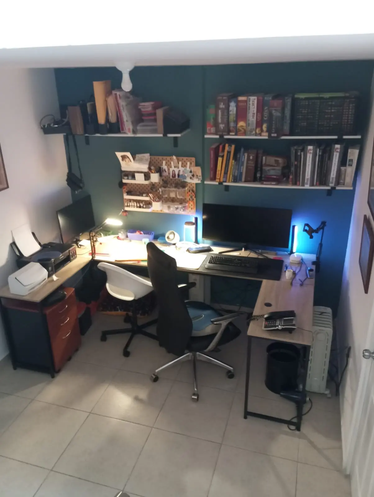 Estudio oficina planta intermedia casa Cuautlancingo